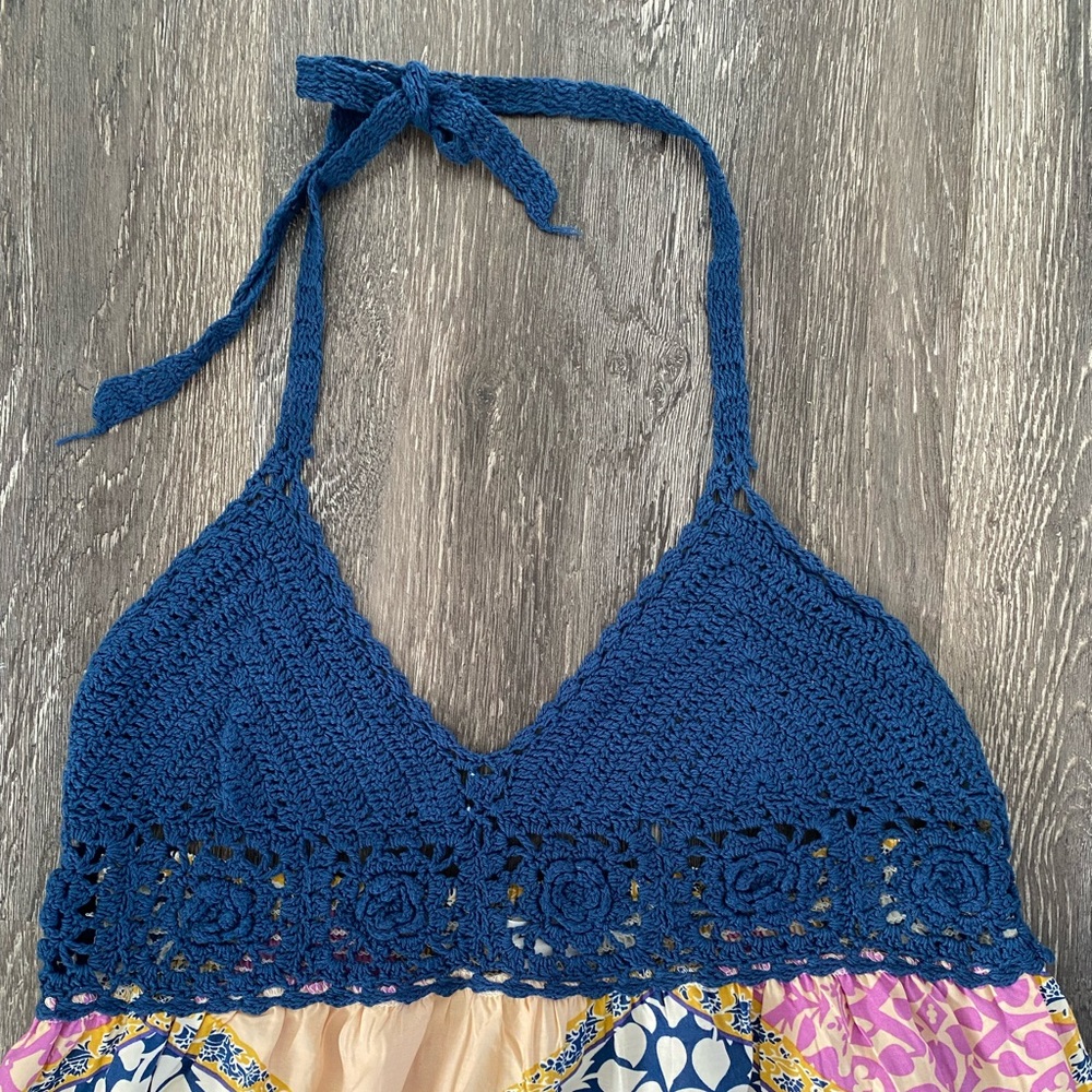 Crochet top maxi Dress